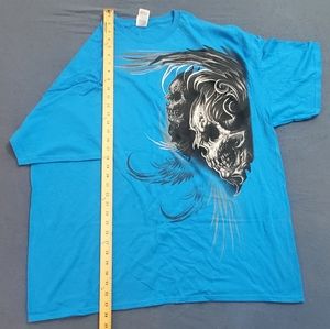 3xl new w/out tags  bright blue skeleton skull Delta Pro Weight